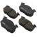 Brake Pad Set, disc brake 36565 ABS