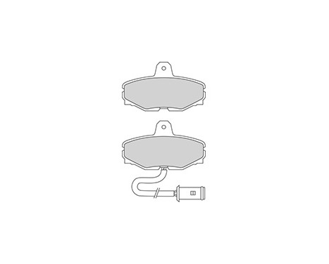 Brake Pad Set, disc brake 36569 ABS, Image 2
