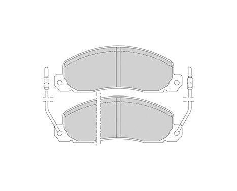 Brake Pad Set, disc brake 36570 ABS, Image 3