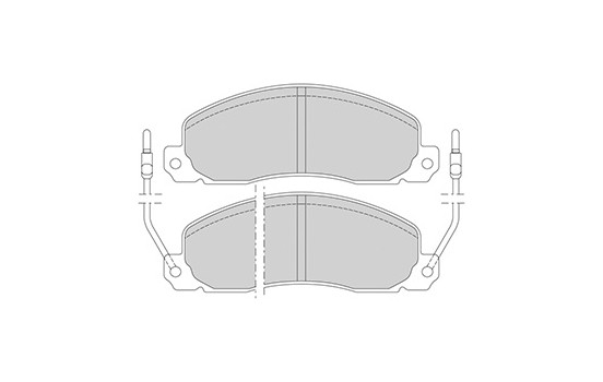 Brake Pad Set, disc brake 36570 ABS, Image 3