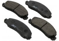 Brake Pad Set, disc brake 36570 ABS