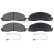 Brake Pad Set, disc brake 36570 ABS, Thumbnail 4