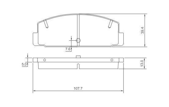 Brake Pad Set, disc brake 36571 ABS, Image 2