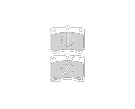 Brake Pad Set, disc brake 36574 ABS, Image 3