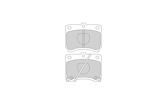 Brake Pad Set, disc brake 36574 ABS, Image 3