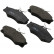 Brake Pad Set, disc brake 36575 ABS