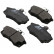 Brake Pad Set, disc brake 36576 ABS