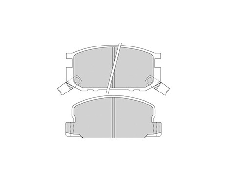 Brake Pad Set, disc brake 36585 ABS, Image 2