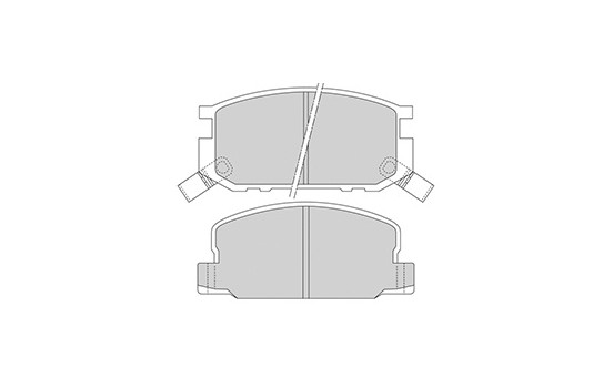 Brake Pad Set, disc brake 36585 ABS, Image 2