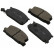 Brake Pad Set, disc brake 36585 ABS