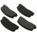 Brake Pad Set, disc brake 36586 ABS