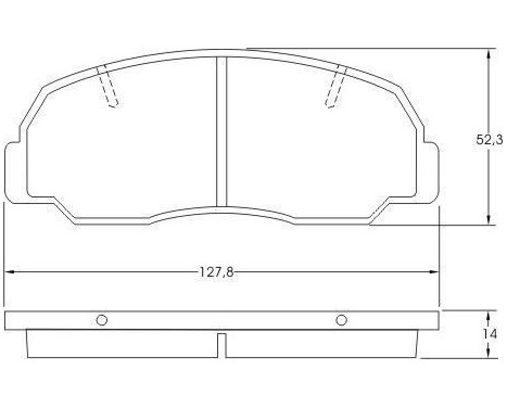 Brake Pad Set, disc brake 36588 ABS, Image 2