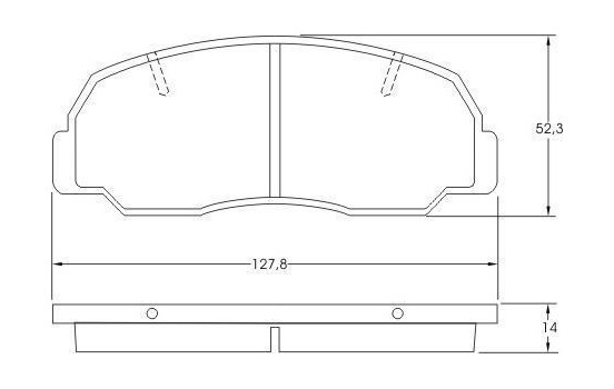 Brake Pad Set, disc brake 36588 ABS, Image 2