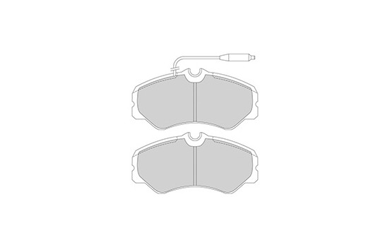 Brake Pad Set, disc brake 36589 ABS, Image 3