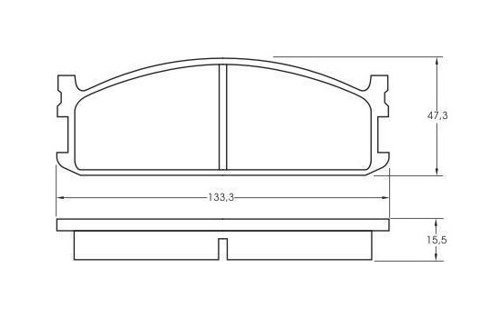 Brake Pad Set, disc brake 36593 ABS, Image 2