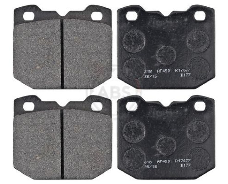 Brake Pad Set, disc brake 36595 ABS, Image 4