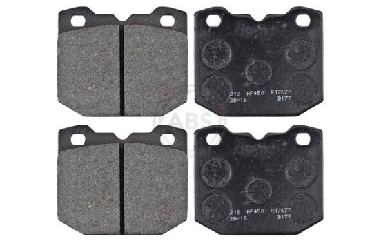 Brake Pad Set, disc brake 36595 ABS, Image 4