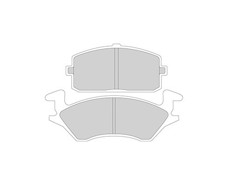 Brake Pad Set, disc brake 36596 ABS, Image 2
