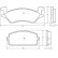 Brake Pad Set, disc brake 36596 ABS, Thumbnail 3
