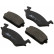 Brake Pad Set, disc brake 36596 ABS