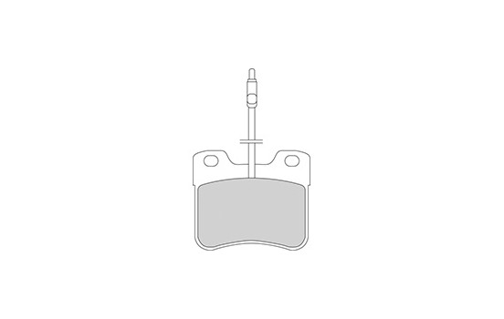 Brake Pad Set, disc brake 36598 ABS, Image 3