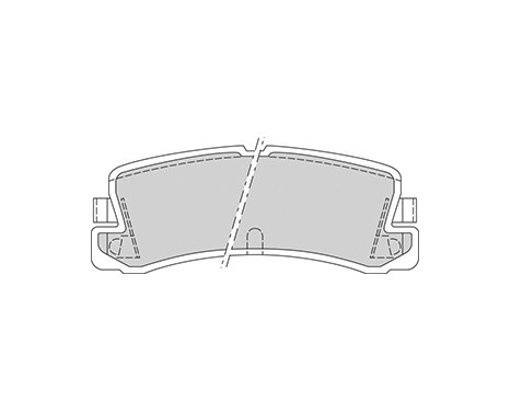 Brake Pad Set, disc brake 36604 ABS, Image 3