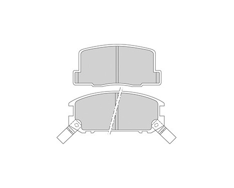 Brake Pad Set, disc brake 36605 ABS, Image 2