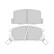 Brake Pad Set, disc brake 36605 ABS, Thumbnail 2