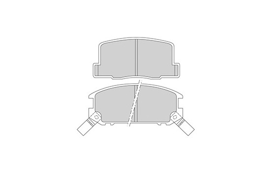 Brake Pad Set, disc brake 36605 ABS, Image 2