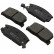 Brake Pad Set, disc brake 36605 ABS