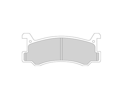 Brake Pad Set, disc brake 36607 ABS