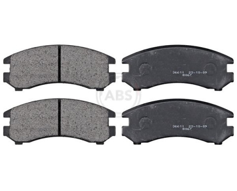 Brake Pad Set, disc brake 36611 ABS, Image 4