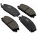 Brake Pad Set, disc brake 36615 ABS