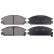 Brake Pad Set, disc brake 36615 ABS, Thumbnail 4