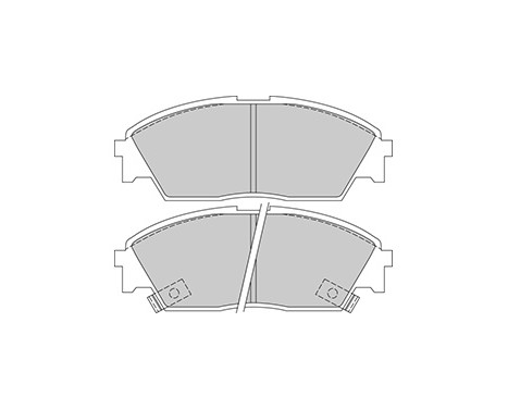 Brake Pad Set, disc brake 36616 ABS, Image 2