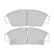 Brake Pad Set, disc brake 36616 ABS, Thumbnail 2