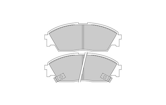 Brake Pad Set, disc brake 36616 ABS, Image 2