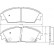 Brake Pad Set, disc brake 36616 ABS, Thumbnail 3