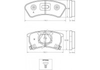 Brake Pad Set, disc brake 36620 ABS