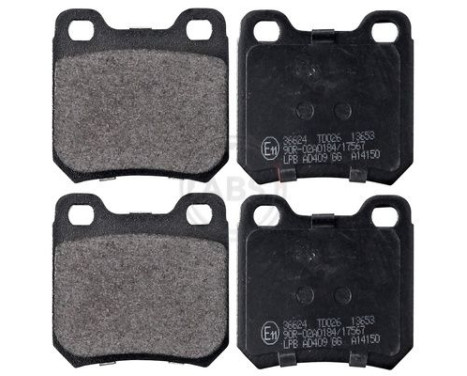 Brake Pad Set, disc brake 36624 ABS, Image 4