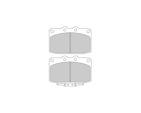 Brake Pad Set, disc brake 36625 ABS