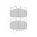 Brake Pad Set, disc brake 36625 ABS
