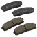 Brake Pad Set, disc brake 36626 ABS