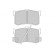 Brake Pad Set, disc brake 36627 ABS