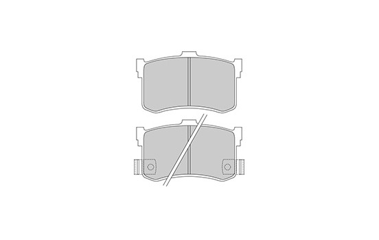 Brake Pad Set, disc brake 36627 ABS