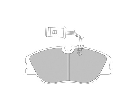 Brake Pad Set, disc brake 36629 ABS, Image 3