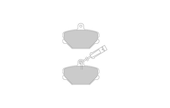Brake Pad Set, disc brake 36630 ABS, Image 3