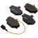 Brake Pad Set, disc brake 36630 ABS