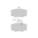 Brake Pad Set, disc brake 36631 ABS