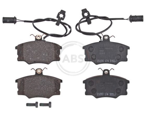 Brake Pad Set, disc brake 36631 ABS, Image 3